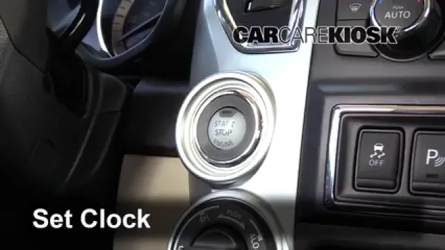 2018 Nissan Titan XD SL 5.0L V8 Turbo Diesel Horloge Régler l'horloge